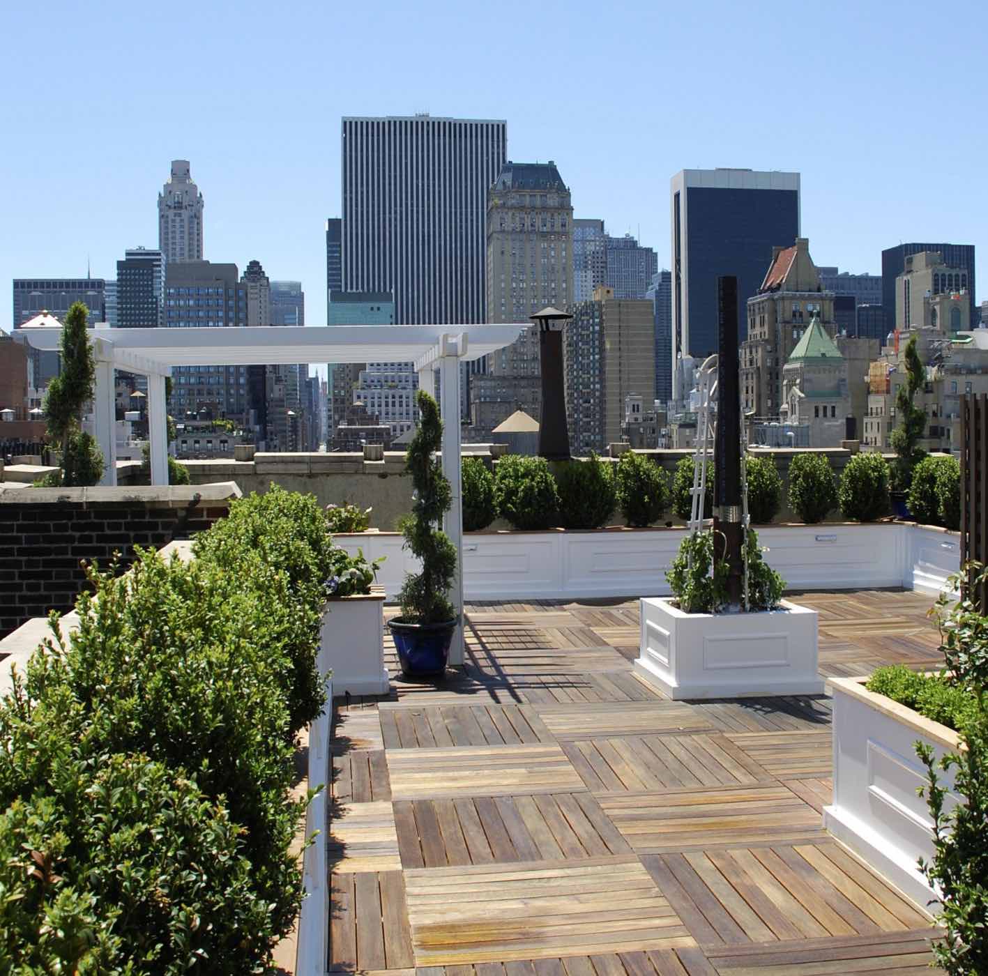 Nyc Roof Decks New York Top Decking Ny Roofscapes Nyc Roof Decks New York Decking 111